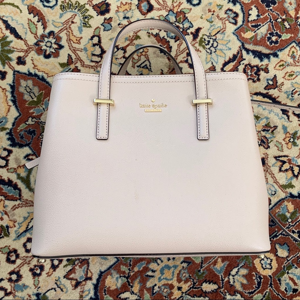 Kate Spade Light Pink Purse with Gold Hardware
